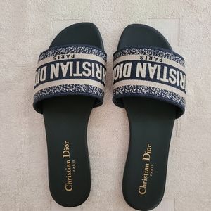 brand new Authentic Dior Dway Slide size 36 Deep Blue
